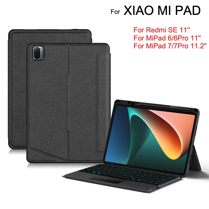 Backlit Detachable Keyboard Case For Xiaomi SE 11'',For Mipad 6 Pro 11'' 7 Pro 11.2'' Trackpad Keyboard Cover With Pencil Holder
Backlit Detachable Keyboard Case For Xiaomi SE 11'',For Mipad 6 Pro 11'' 7 Pro 11.2'' Trackpad Keyboard Cover With Pencil Holder