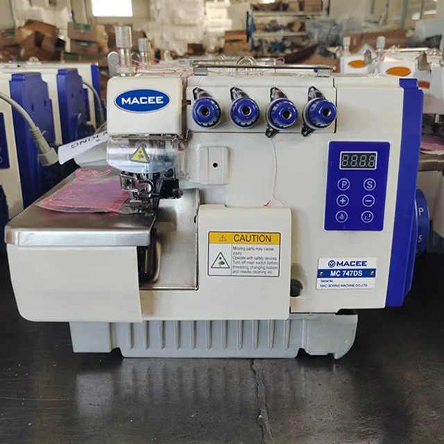 MC 747DS Direct Drive High Speed Direct Drive Overlock Sewing Machine 4 Thread Macee
MC 747DS Direct Drive High Speed Direct Drive Overlock Sewing Machine 4 Thread Macee