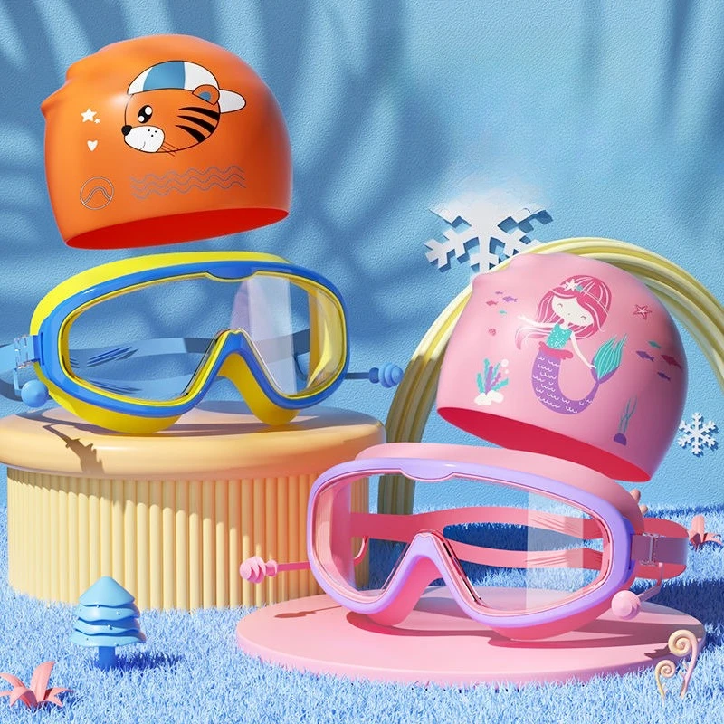 SwimmyCubs Children's Swimming Goggles Waterproof Anti-fog Large Frame Swimming Glasses Boys Girls Goggles Diving Swimming Cap
SwimmyCubs Children's Swimming Goggles Waterproof Anti-fog Large Frame Swimming Glasses Boys Girls Goggles Diving Swimming Cap
