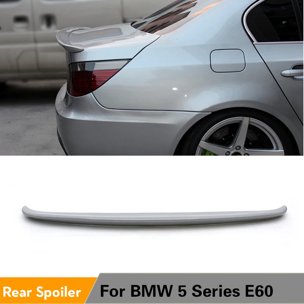 Задний спойлер багажника, крыло багажника для BMW E60 525i 528i 535i 550i 2005-2008, оптоволокно, неокрашенное серое праймер
Задний спойлер багажника, крыло багажника для BMW E60 525i 528i 535i 550i 2005-2008, оптоволокно, неокрашенное серое праймер