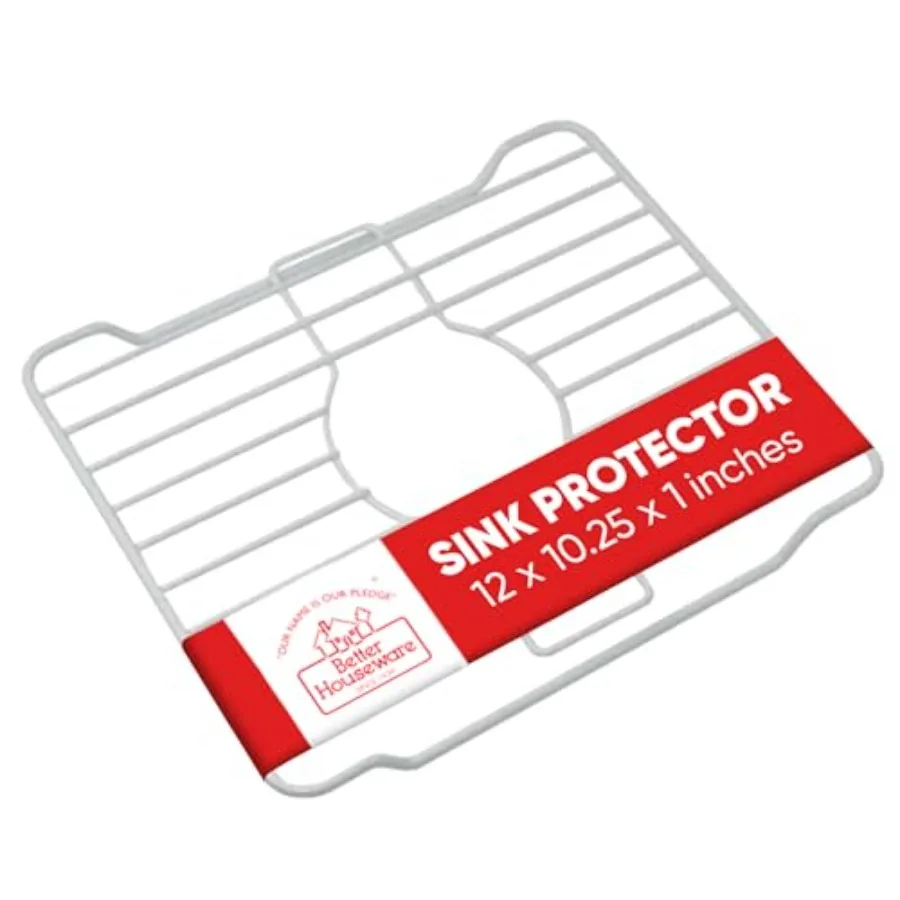 Small Sink Protector for Kitchen Sink, Metal Grid Mat Fits Compact Single-Bowl Sinks, in
Small Sink Protector for Kitchen Sink, Metal Grid Mat Fits Compact Single-Bowl Sinks, in