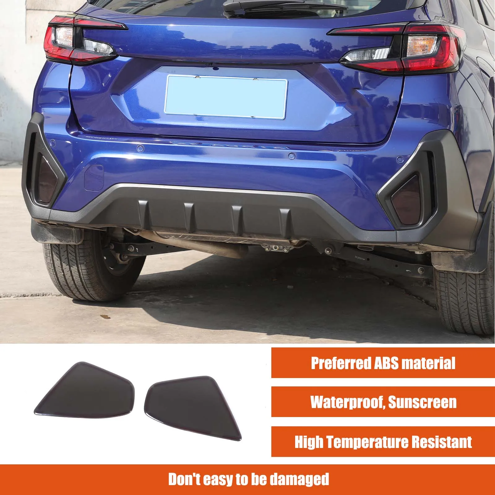 For Subaru Crosstrek 2024+ ABS black car rear fog light decorative cover sticker car exterior protection accessories
For Subaru Crosstrek 2024+ ABS black car rear fog light decorative cover sticker car exterior protection accessories