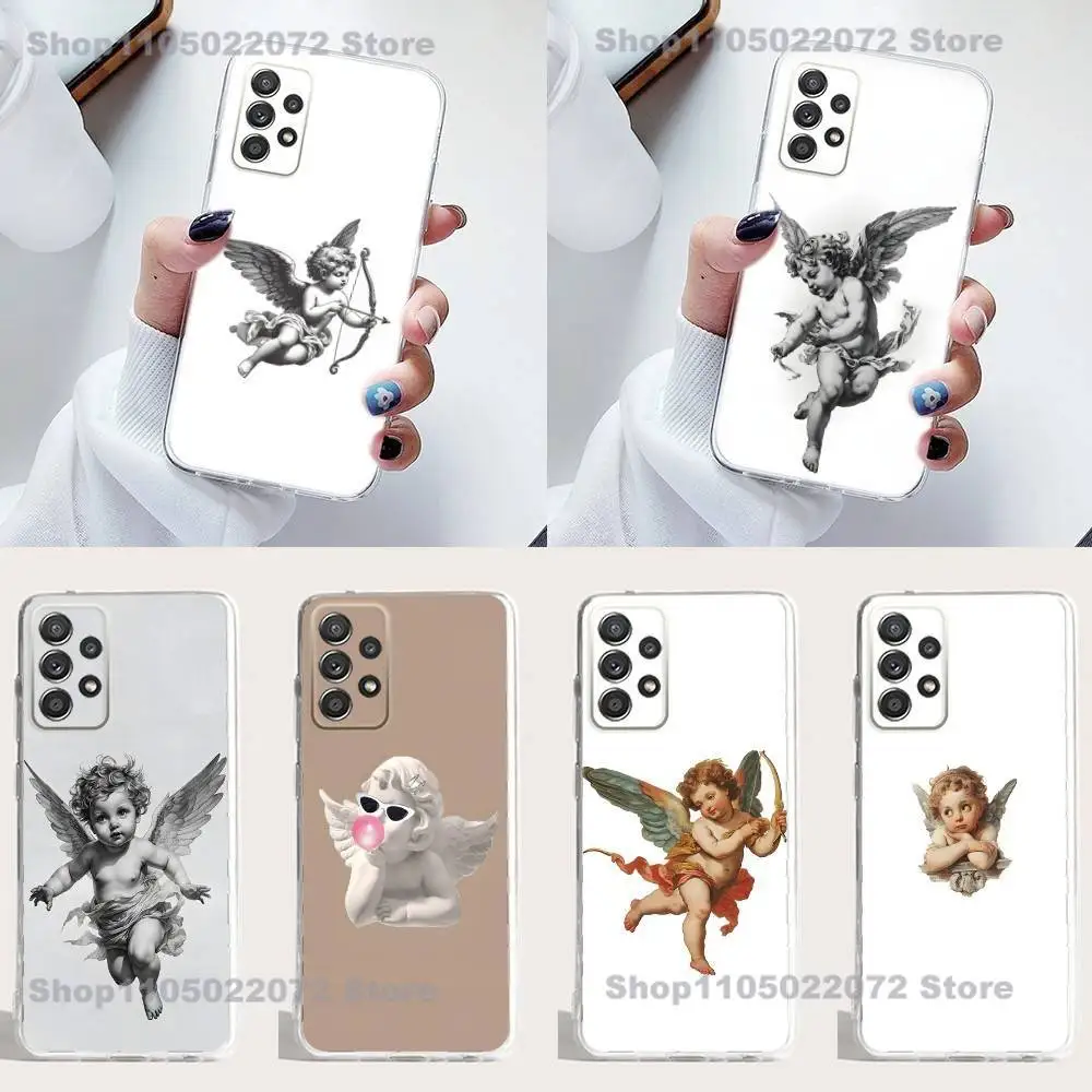 Vintage Classic Creative Angel Phone Case Silicone For Samsung S23,21,22,20 FE lite,S10,9,PIus,A70,Soft Transparent
Vintage Classic Creative Angel Phone Case Silicone For Samsung S23,21,22,20 FE lite,S10,9,PIus,A70,Soft Transparent
