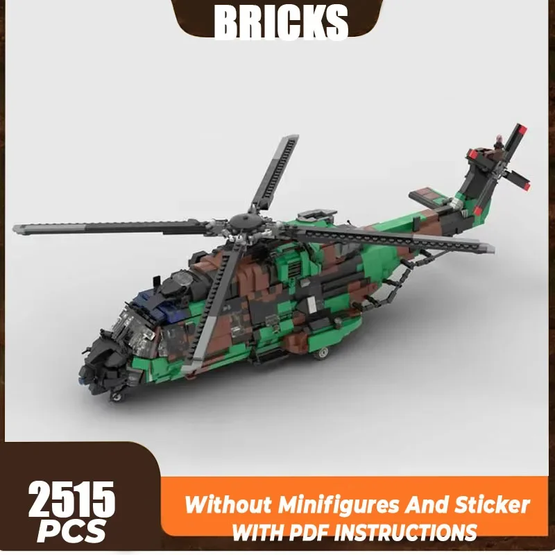 Moc строительные кирпичи модель NH-90 тактический транспортный вертолет технология модульный блок подарки игрушки для детей наборы «сделай сам» сборка
Moc строительные кирпичи модель NH-90 тактический транспортный вертолет технология модульный блок подарки игрушки для детей наборы «сделай сам» сборка