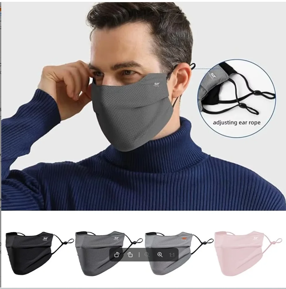 Ice Silk Breathable UV Sun Face Shield, Washable Reusable Face Mask for Motorcycle Running Cycling Riding Outdoor Sports
Ice Silk Breathable UV Sun Face Shield, Washable Reusable Face Mask for Motorcycle Running Cycling Riding Outdoor Sports