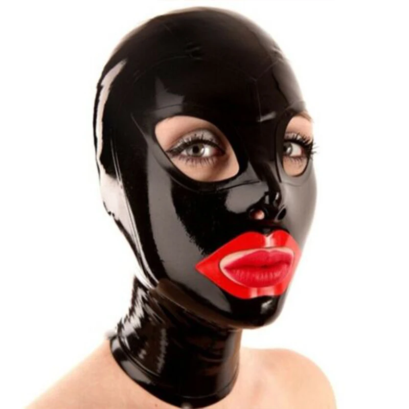 Natural Latex Mask Fetish Rubber Hoods Open Mouth Eyes Back Zip Handmade Women Halloween Cosplay Costumes
Natural Latex Mask Fetish Rubber Hoods Open Mouth Eyes Back Zip Handmade Women Halloween Cosplay Costumes
