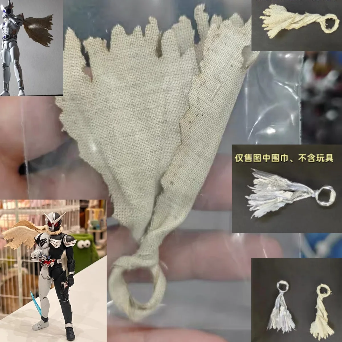 【Только одежда】Аксессуары ручной работы: мини-шарф в масштабе 1/12 для фигурок Kamen Rider (бежевый и серебристый) для тела фигурки SHF Skull Cyclone
【Только одежда】Аксессуары ручной работы: мини-шарф в масштабе 1/12 для фигурок Kamen Rider (бежевый и серебристый) для тела фигурки SHF Skull Cyclone