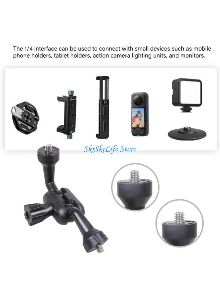 E65E Double Ended 1/4 20 Male Screw Adapter 12cm Bracket For Action Camera Recording Studio Lights Mobile Device Holders
E65E Double Ended 1/4 20 Male Screw Adapter 12cm Bracket For Action Camera Recording Studio Lights Mobile Device Holders