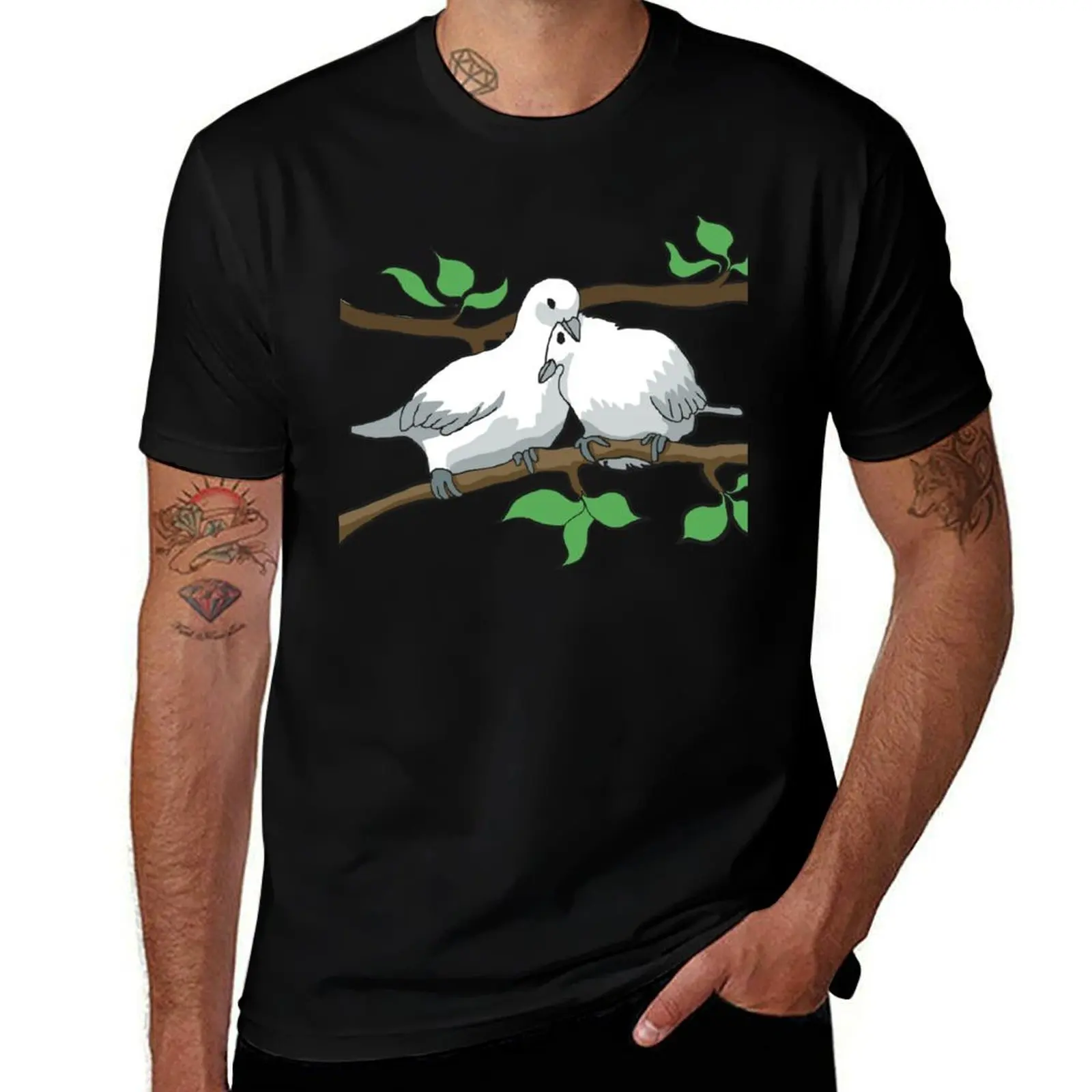 Two Doves T-Shirt kawaii clothes street wear graphic tee shirt mens funny t shirts
Two Doves T-Shirt kawaii clothes street wear graphic tee shirt mens funny t shirts