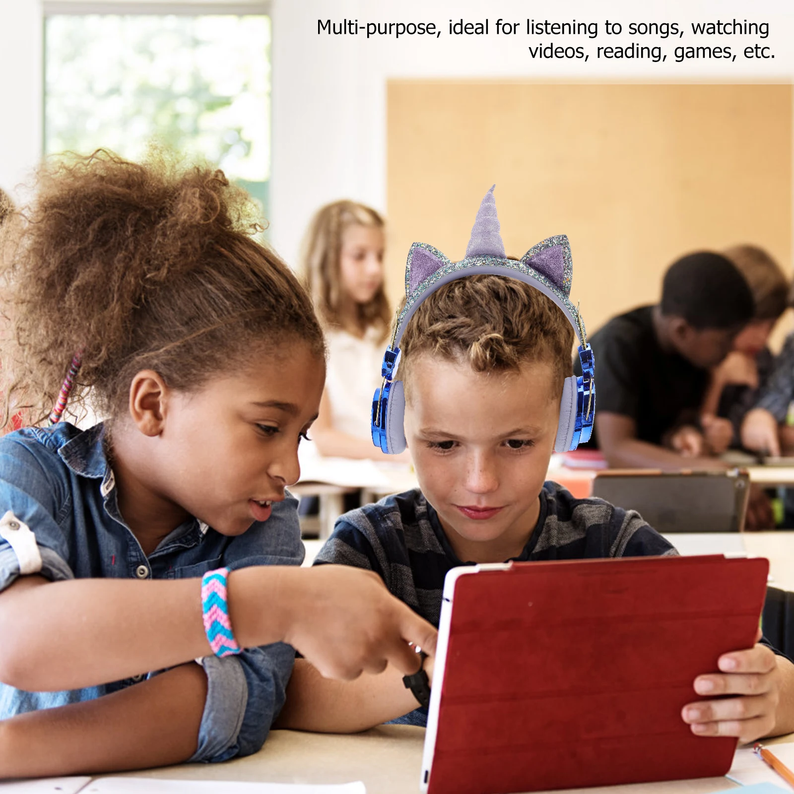 1pc Unicorn Design Kids Headset Premium Material Durable Stereo Sound Adjustable Fit For Children Adults Computer Gaming
1pc Unicorn Design Kids Headset Premium Material Durable Stereo Sound Adjustable Fit For Children Adults Computer Gaming