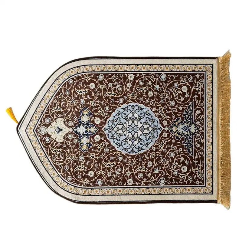 Thickened Printed Prayer Mat Plush with Tassel Flannel Irregular Prayer Mat For Travel Home Blanket 65x110cm
Thickened Printed Prayer Mat Plush with Tassel Flannel Irregular Prayer Mat For Travel Home Blanket 65x110cm