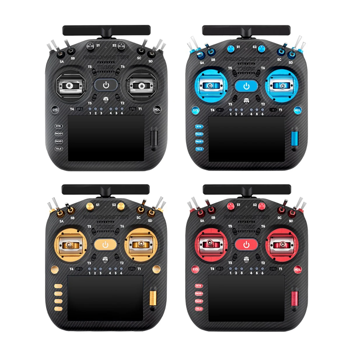 RadioMaster TX16S MK3 MAX Radio Controller 2.4GHz 900MHz AG02 CNC Hall Gimbal 5inch IPS Touchscreen for RC Fixed Wing Car
RadioMaster TX16S MK3 MAX Radio Controller 2.4GHz 900MHz AG02 CNC Hall Gimbal 5inch IPS Touchscreen for RC Fixed Wing Car