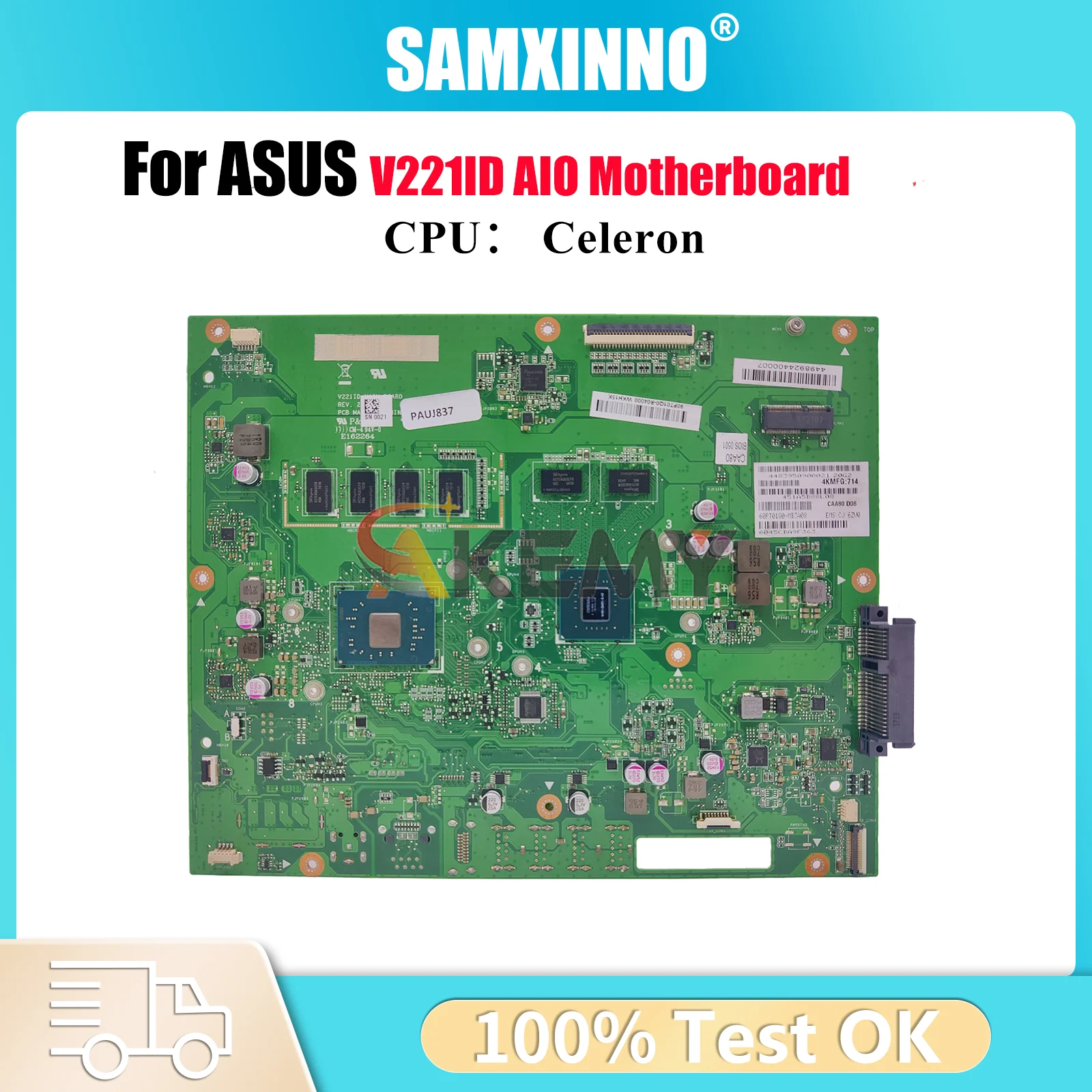 V221ID Motherboard For ASUS Vivo AiO V221IC V221I V221ID Mainboard With Celeron CPU 100% tests OK fast shipping High quality
V221ID Motherboard For ASUS Vivo AiO V221IC V221I V221ID Mainboard With Celeron CPU 100% tests OK fast shipping High quality