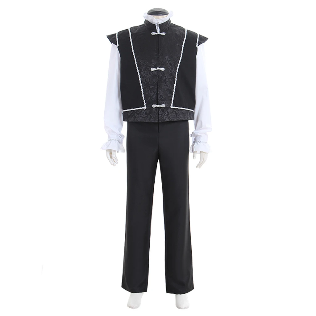 Men's Europe Medieval Renaissance Elizabethan Tudor Costume Suit Adult Halloween Carnival Cosplay Costume
Men's Europe Medieval Renaissance Elizabethan Tudor Costume Suit Adult Halloween Carnival Cosplay Costume
