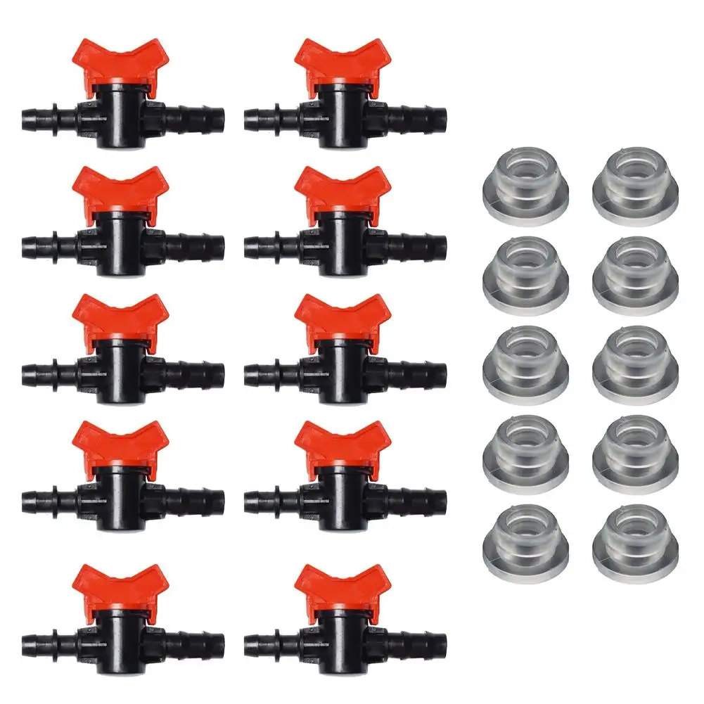 10 Pack For drip Irrigation Pipe Switch Valve for 16mm 20mm 25mm For drip Hose Systems in Farm and Home Garden Use
10 Pack For drip Irrigation Pipe Switch Valve for 16mm 20mm 25mm For drip Hose Systems in Farm and Home Garden Use