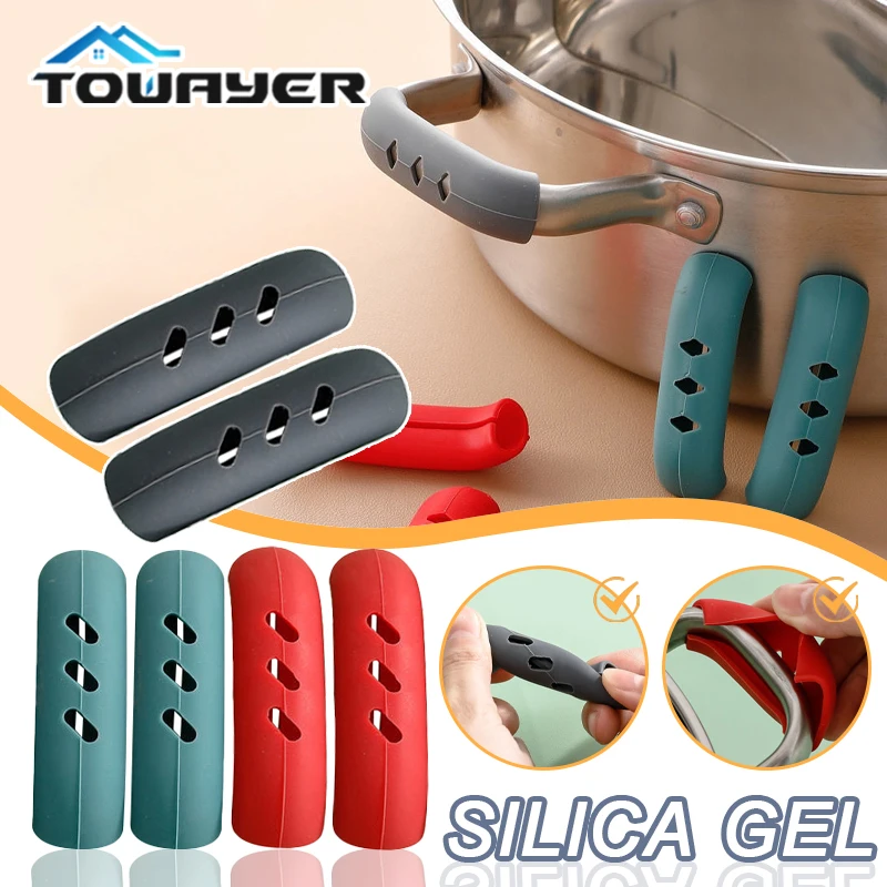 2/4/8Pcs Silicone Pan Handle Cover Heat Insulation Covers Pot Ear Clip Non-slip Steamer Casserole Pan Handle Holder Kitchen Tool
2/4/8Pcs Silicone Pan Handle Cover Heat Insulation Covers Pot Ear Clip Non-slip Steamer Casserole Pan Handle Holder Kitchen Tool