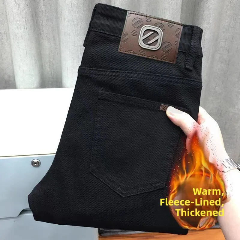 Мужские джинсы Thiened Fce: эластичные, облегающие, зимние, повседневные, универсальные, прямые, с прямыми штанинами
Мужские джинсы Thiened Fce: эластичные, облегающие, зимние, повседневные, универсальные, прямые, с прямыми штанинами