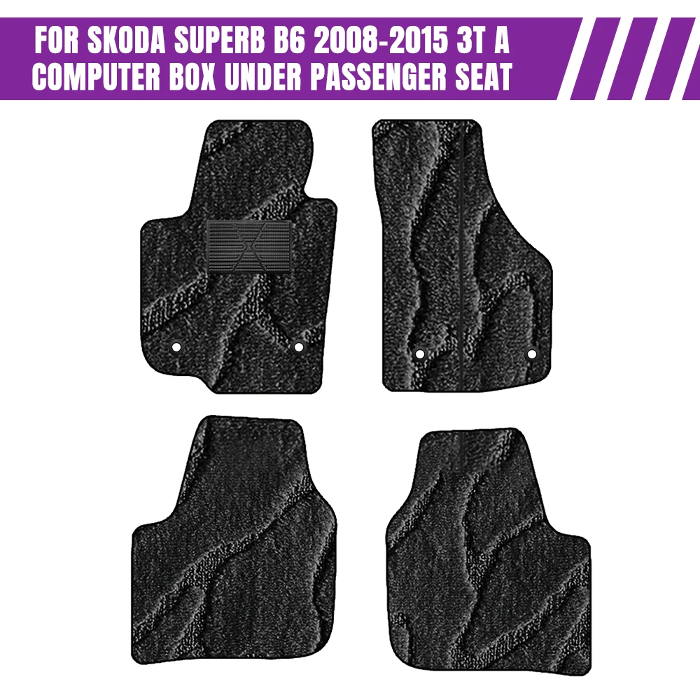 Автомобильные коврики для Skoda Superb B6 2008-2015, 3T, компьютерная коробка под пассажирским сиденьем, автомобильный коврик
Автомобильные коврики для Skoda Superb B6 2008-2015, 3T, компьютерная коробка под пассажирским сиденьем, автомобильный коврик