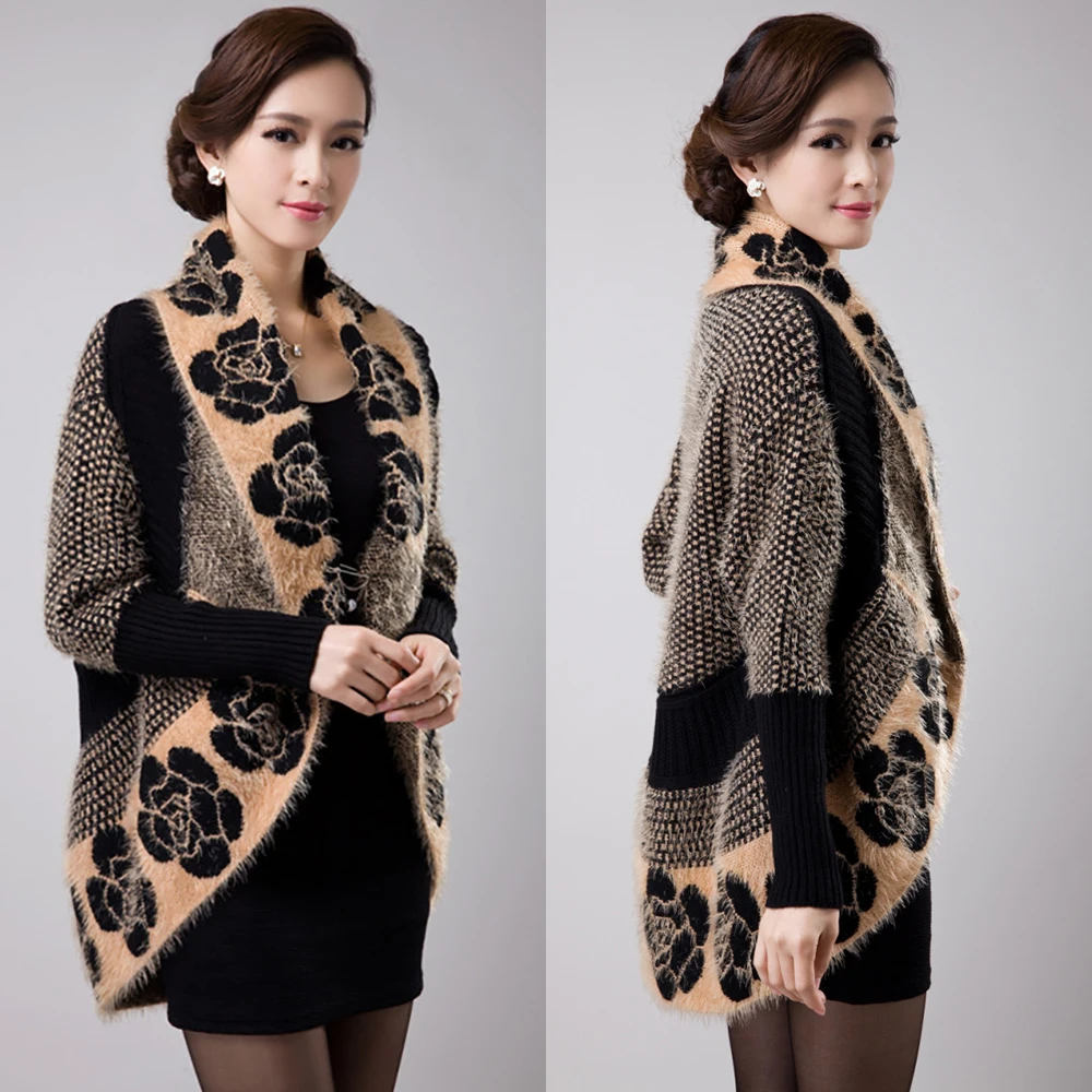Knitted Sweaters Cardigans Cashmere Shawl for Women Autumn Winter Floral Tricotado Vintage Ladies Coats Knitwear Jackets
Knitted Sweaters Cardigans Cashmere Shawl for Women Autumn Winter Floral Tricotado Vintage Ladies Coats Knitwear Jackets