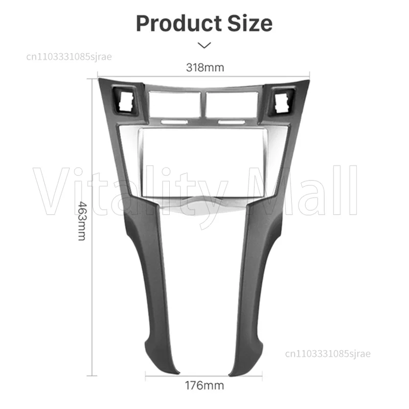 Запасные части для автомобильного радиоприемника Din для Toyota Yaris Vitz Platz 2005-2011, комплект приборной панели MP5, стерео DVD-адаптер, рамка панели
Запасные части для автомобильного радиоприемника Din для Toyota Yaris Vitz Platz 2005-2011, комплект приборной панели MP5, стерео DVD-адаптер, рамка панели