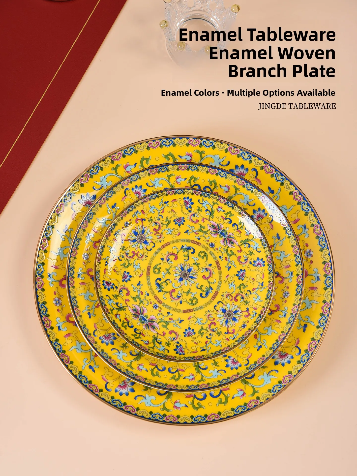 Ele Enamel Color Bone China Large Serving Plate Western Sle Dining Utensils Chinese Court Sle Salad Di Flat Di
Ele Enamel Color Bone China Large Serving Plate Western Sle Dining Utensils Chinese Court Sle Salad Di Flat Di