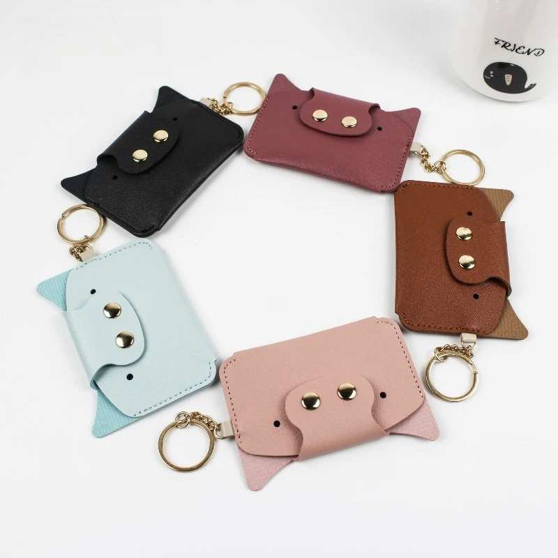 New Creative Cartoon Card Bag Simple and Cute Piggy Bus Card Cover with Keychain Student Sister Fashionable Coin Wallet
New Creative Cartoon Card Bag Simple and Cute Piggy Bus Card Cover with Keychain Student Sister Fashionable Coin Wallet