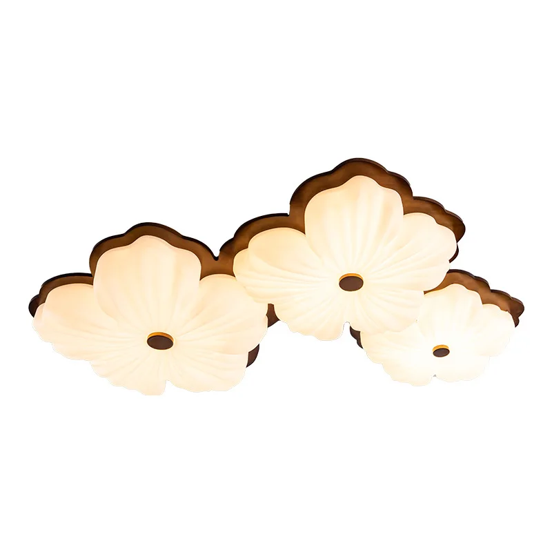 Wabi sandy wind walnut flower living room light ceiling light medieval solid wood master bedroom book
Wabi sandy wind walnut flower living room light ceiling light medieval solid wood master bedroom book