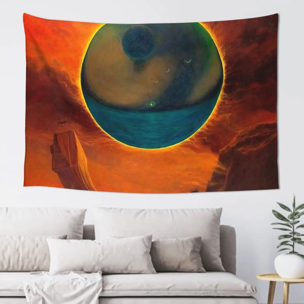 Untitled (The Great Sun) by Zdzislaw Beksinski Tapestry Carpet Wall Wall Hangings Decoration Wall Hanging Tapestry
Untitled (The Great Sun) by Zdzislaw Beksinski Tapestry Carpet Wall Wall Hangings Decoration Wall Hanging Tapestry