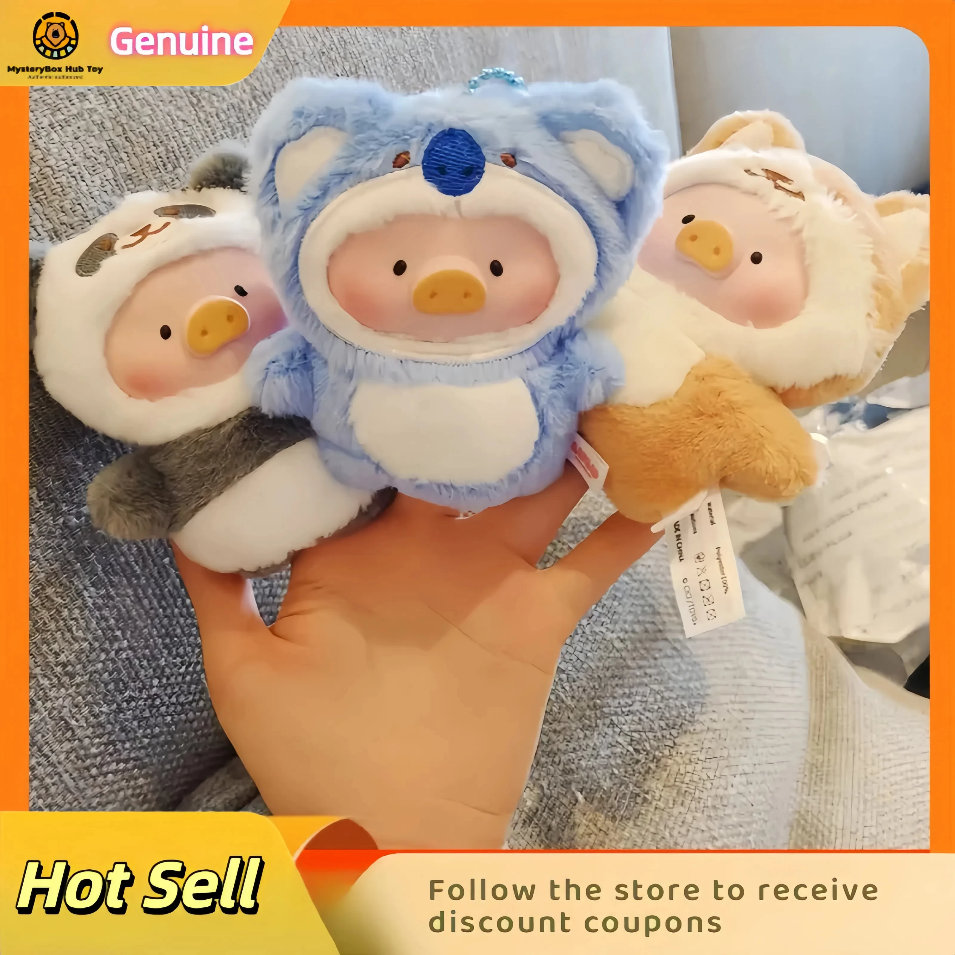 Lulu the Piggy Vinyl Face Puppet Figure Doll Trendy Toy for Kids Mystery Box Animal Party Puppet Show Series Blind Box Gift
Lulu the Piggy Vinyl Face Puppet Figure Doll Trendy Toy for Kids Mystery Box Animal Party Puppet Show Series Blind Box Gift