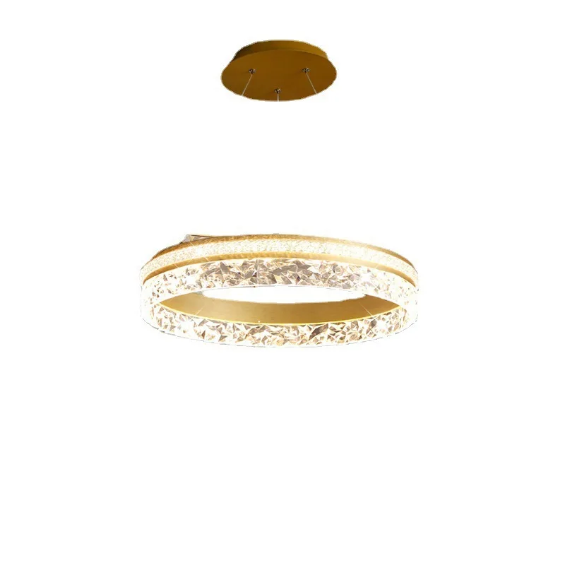 Modern simple round restaurant atmosphere creative personality golden chandelier decoration
Modern simple round restaurant atmosphere creative personality golden chandelier decoration