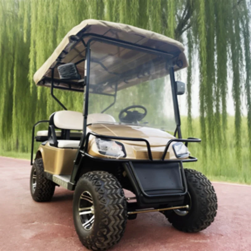 Электрический гольф-кар с литиевой батареей, разрешенный для использования на дорогах общего пользования, для охоты и VIP-гольф-багги для частных клубов, с защитным чехлом от дождя и 12-дюймовыми внедорожными шинами
Электрический гольф-кар с литиевой батареей, разрешенный для использования на дорогах общего пользования, для охоты и VIP-гольф-багги для частных клубов, с защитным чехлом от дождя и 12-дюймовыми внедорожными шинами