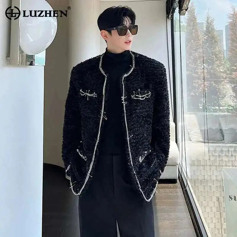 LUZHEN Men's Trendy Elegant Jacket Korean Original Design Heavy Outerwear Stylish Luxury Splicing Clothes Retro Male LZ6858
LUZHEN Men's Trendy Elegant Jacket Korean Original Design Heavy Outerwear Stylish Luxury Splicing Clothes Retro Male LZ6858