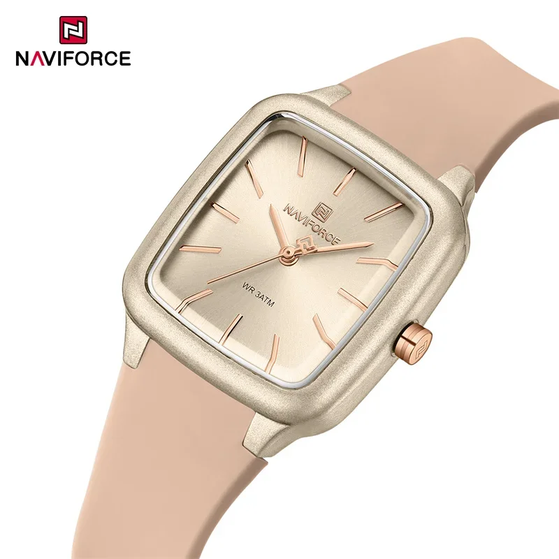 NAVIFORCE Роскошные часы для женщин с силикамельным ремешком, женские кварцевые водонепроницаемые наручные часы 30 м, простые индивидуальные женские часы, подарок 2025
NAVIFORCE Роскошные часы для женщин с силикамельным ремешком, женские кварцевые водонепроницаемые наручные часы 30 м, простые индивидуальные женские часы, подарок 2025