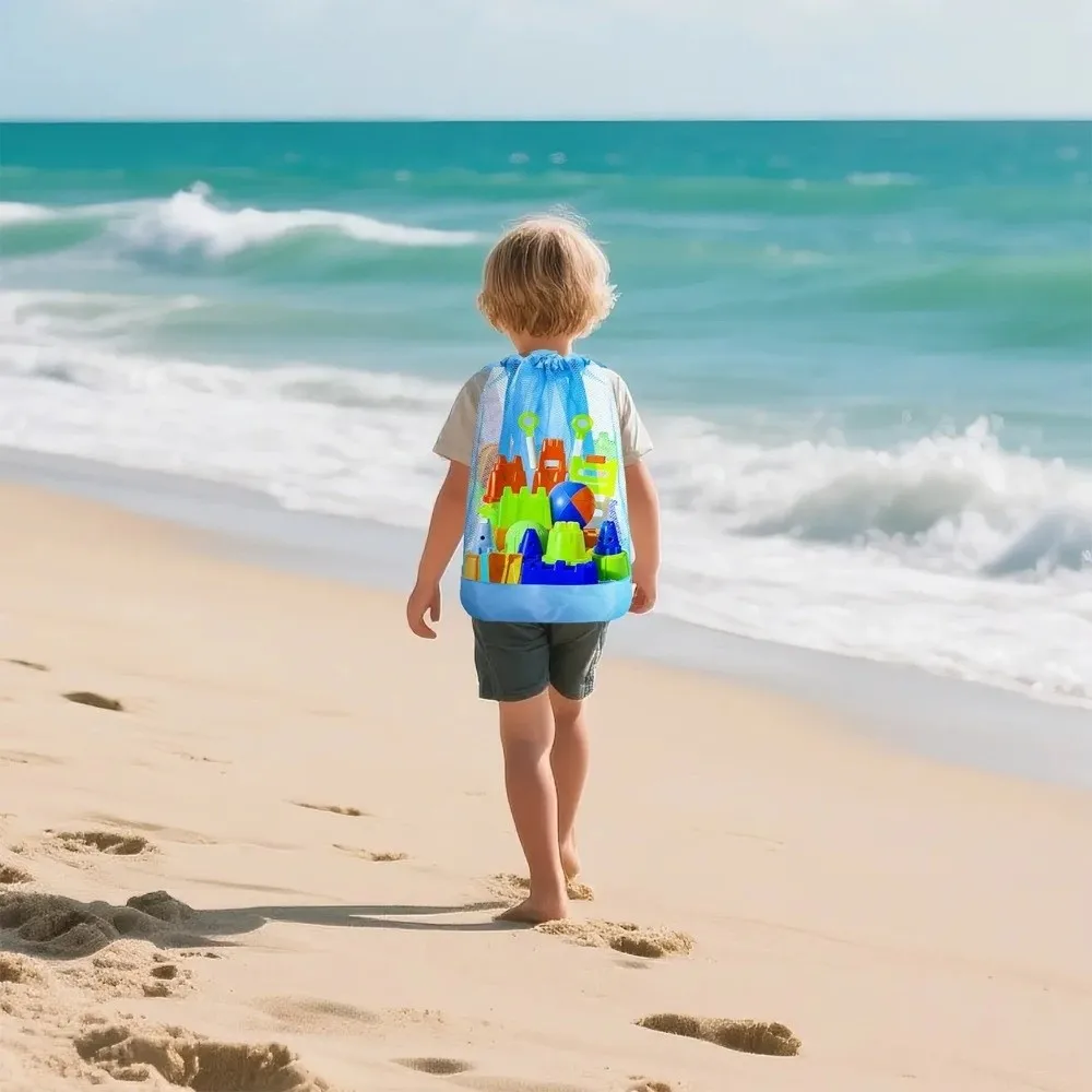 Sand-Resistant Beach Backpack Drawstring Closure Adjustable Straps Beach Storage Bags Extra-Large Net Backpack Bags
Sand-Resistant Beach Backpack Drawstring Closure Adjustable Straps Beach Storage Bags Extra-Large Net Backpack Bags