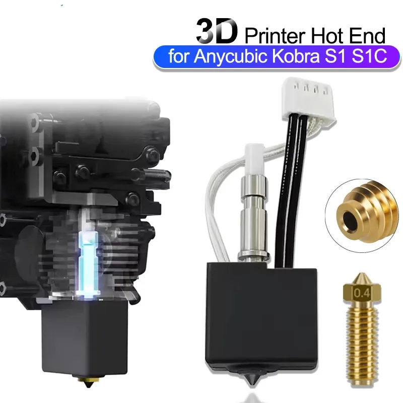 Детали 3D-принтера для Anycubic Kobra S1 Hotend Kobra S1C Combo Hot End Kit Сопло 0,2 0,4 0,6 0,8 Термистор Hotend Kobra S1
Детали 3D-принтера для Anycubic Kobra S1 Hotend Kobra S1C Combo Hot End Kit Сопло 0,2 0,4 0,6 0,8 Термистор Hotend Kobra S1