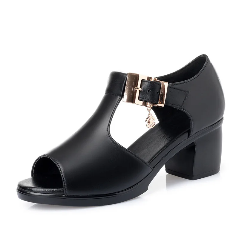 Summer 2023 New Fish Mouth Fashion Casual Mom Block Heel Buckle Sandals Women Sandals Women's Shoes Sandalias De Mujer
Summer 2023 New Fish Mouth Fashion Casual Mom Block Heel Buckle Sandals Women Sandals Women's Shoes Sandalias De Mujer