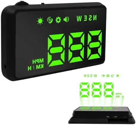 Car HUD Display with Auto Brightness & Speed Alert – Plug & Play
Car HUD Display with Auto Brightness & Speed Alert – Plug & Play