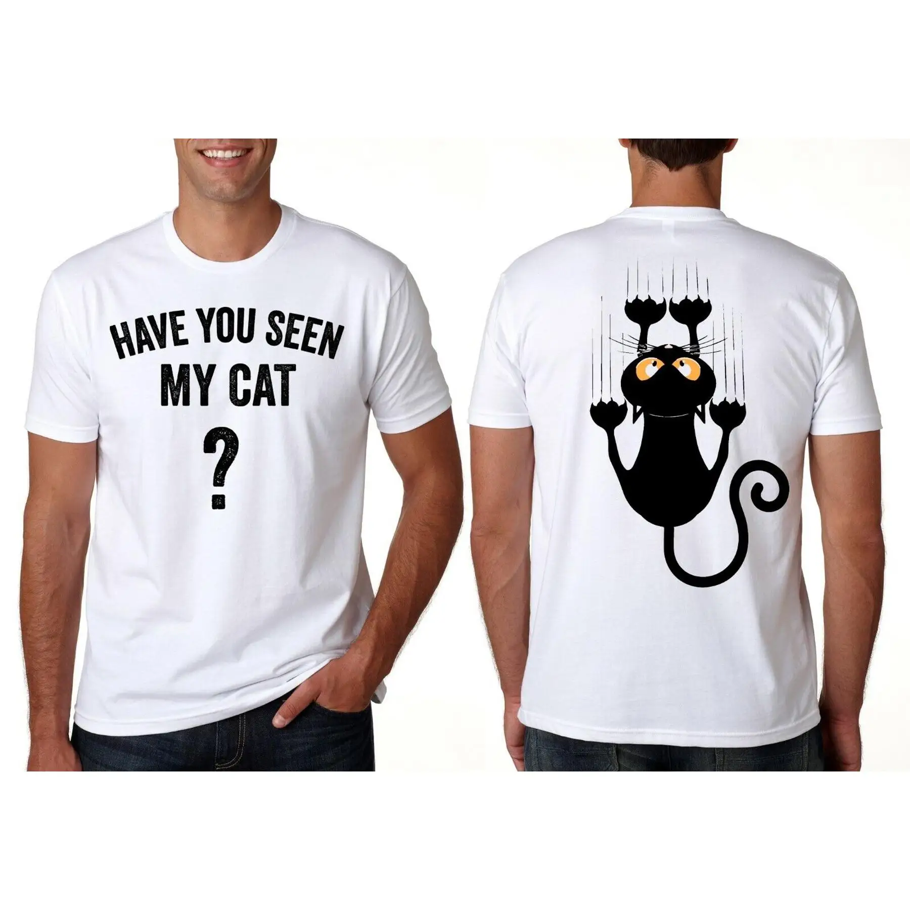 Костюм на Хэллоуин для взрослых Have You Seen My Cat, забавные костюмы на Хэллоуин, футболка
Костюм на Хэллоуин для взрослых Have You Seen My Cat, забавные костюмы на Хэллоуин, футболка
