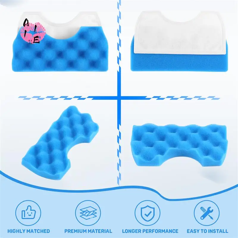 A11E-10Set Blue Sponge Filter White Cotton Liver Filter For DJ97-01040C Series Vacuum Cleaner Parts 
A11E-10Set Blue Sponge Filter White Cotton Liver Filter For DJ97-01040C Series Vacuum Cleaner Parts