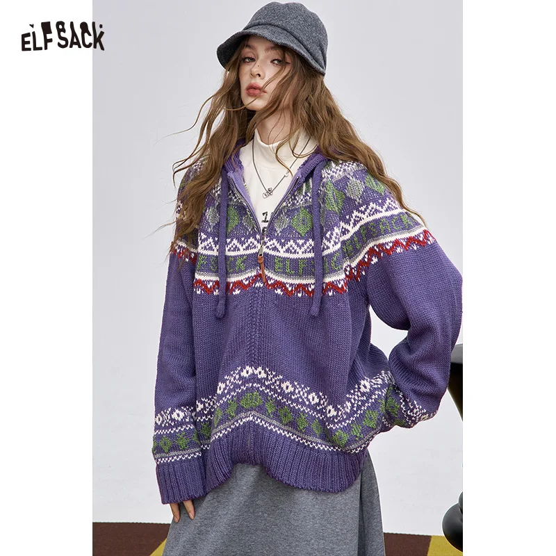 ELFSACK 2025 Winter New Arrivals Christmas Casual Zip Hooded Sweater For Woman
ELFSACK 2025 Winter New Arrivals Christmas Casual Zip Hooded Sweater For Woman