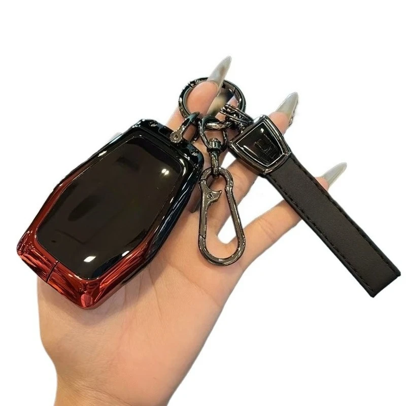 Zinc Alloy Car Key Case Cover Bag Shell Protector Fob Holder for GAC Toyota BZ7 Bozhi 7 2026 Accessories Keychain
Zinc Alloy Car Key Case Cover Bag Shell Protector Fob Holder for GAC Toyota BZ7 Bozhi 7 2026 Accessories Keychain