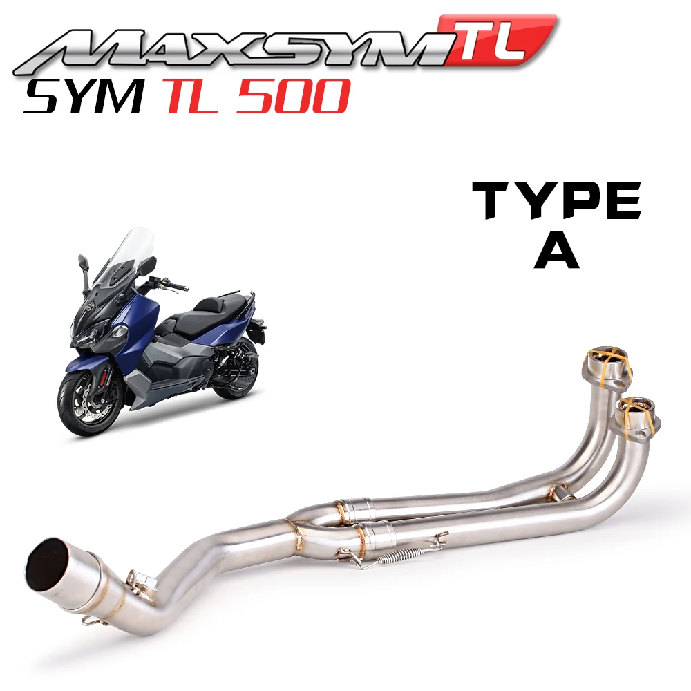 For MAXSYM TL500 TL 500 Full System Motorcycle Exhaust Escape Modified Middle Link Pipe Connecting 51mm Moto Muffler
For MAXSYM TL500 TL 500 Full System Motorcycle Exhaust Escape Modified Middle Link Pipe Connecting 51mm Moto Muffler