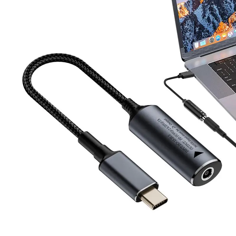 USB C to Dc Cord Dc Female to USB C Male Charging Laptop Pd Charger Type C Male to Dc Converter Cord for Outdoor Test Studio
USB C to Dc Cord Dc Female to USB C Male Charging Laptop Pd Charger Type C Male to Dc Converter Cord for Outdoor Test Studio