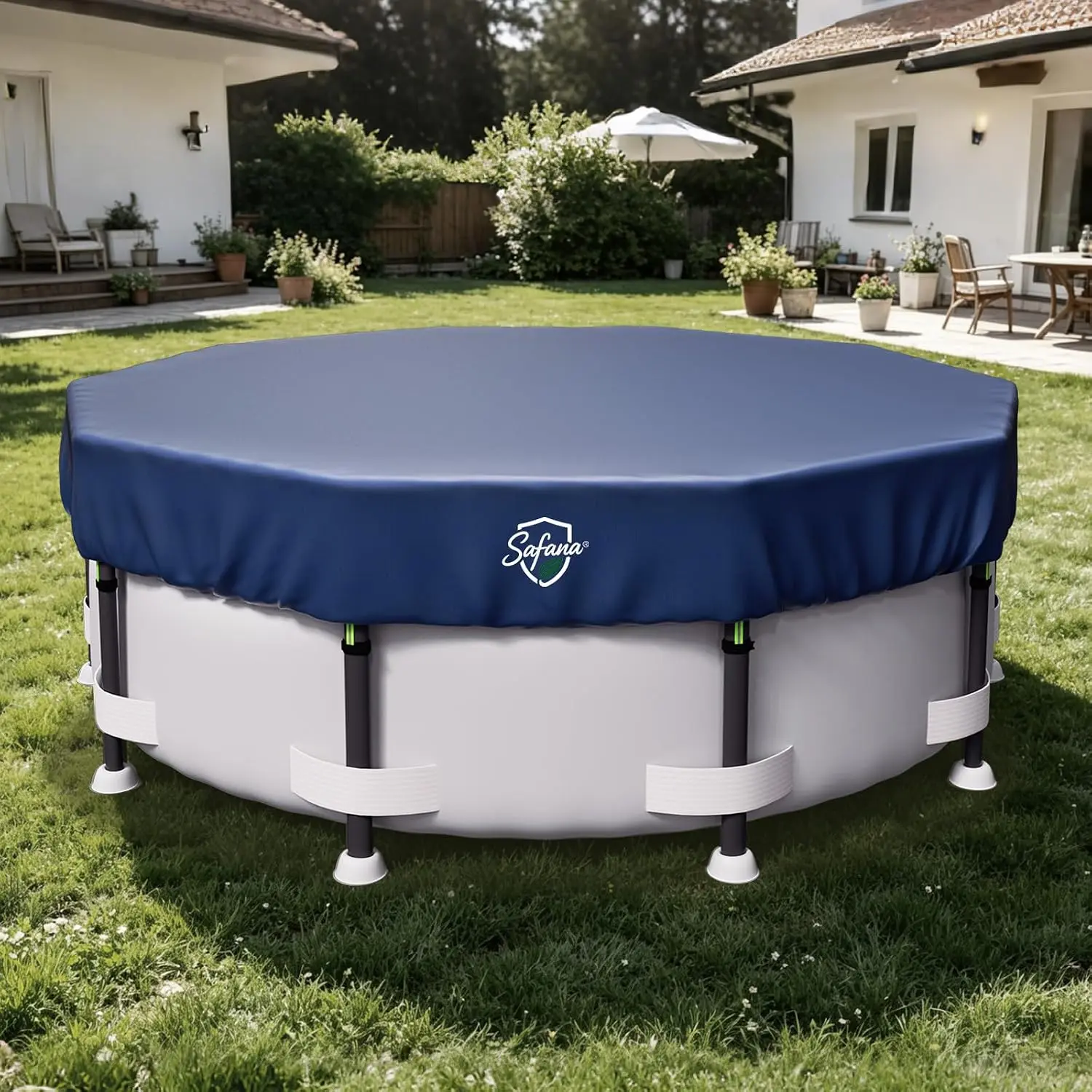 16FT Round Pool Cover - 420D Oxford Fabric, UV Reflective, Windproof & Tear Resistant
16FT Round Pool Cover - 420D Oxford Fabric, UV Reflective, Windproof & Tear Resistant