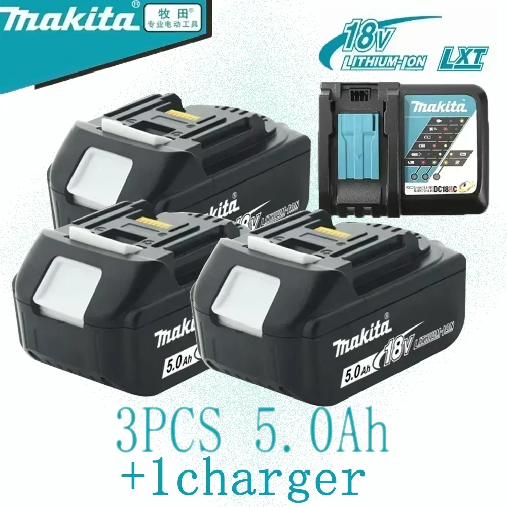 100% Genuine Makita 18V 6Ah BL1860 Battery Replacement with LED Indicator - Fits BL1830 BL1850 Drill, Saw, Power Tools
100% Genuine Makita 18V 6Ah BL1860 Battery Replacement with LED Indicator - Fits BL1830 BL1850 Drill, Saw, Power Tools