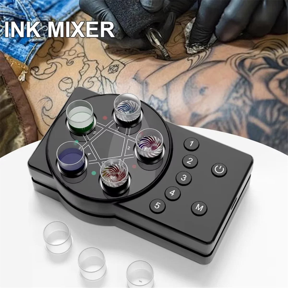 FZFZ Anti-Sedimentation Tattoo Ink Pigment Stirrer Ink Mixer Lab Mixing Nail Polish Adhesives Vortexer for
FZFZ Anti-Sedimentation Tattoo Ink Pigment Stirrer Ink Mixer Lab Mixing Nail Polish Adhesives Vortexer for