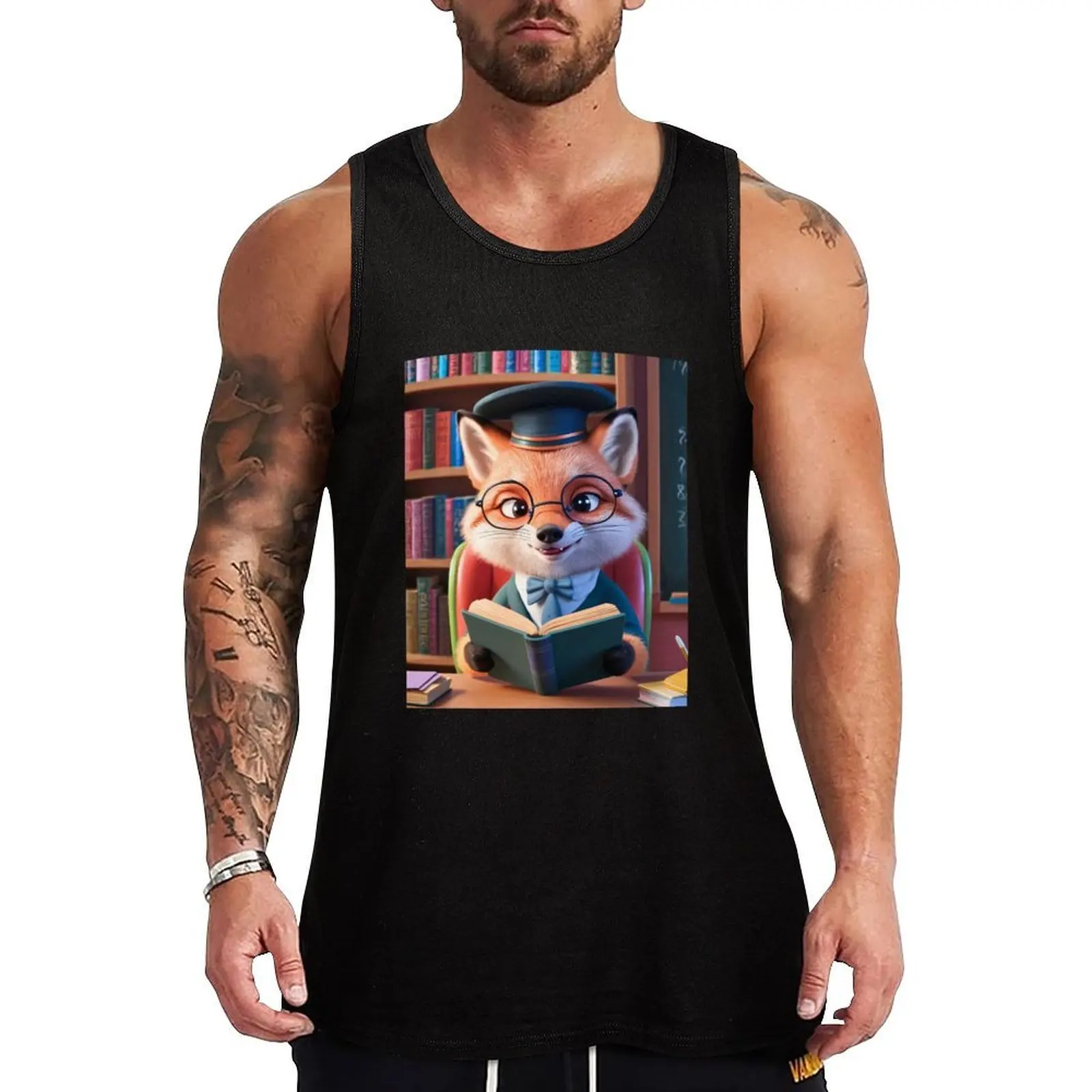 Fox Portrait. fox teacher Tank Top Street Hip Hop Tank Top Casual Sleeveless Wear
Fox Portrait. fox teacher Tank Top Street Hip Hop Tank Top Casual Sleeveless Wear