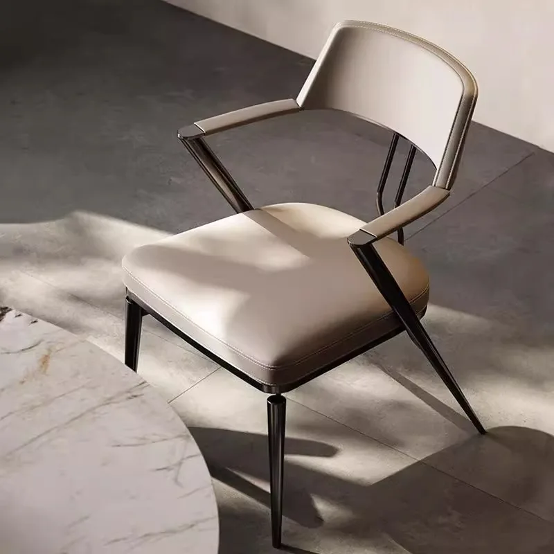 Luxury Armrest Dining Chair Danish Upholstered Living Room Dining Chair Design Nordic Relaxing Sillas De Comedor Home Furniture
Luxury Armrest Dining Chair Danish Upholstered Living Room Dining Chair Design Nordic Relaxing Sillas De Comedor Home Furniture
