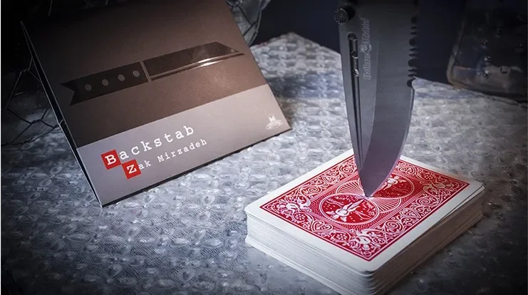 Backstab by Zak Mirzadeh Card Magic Trick Close Up Magic Magia Magie Magica Magicians Prop Accessory Illusion Gimmick Tutorial
Backstab by Zak Mirzadeh Card Magic Trick Close Up Magic Magia Magie Magica Magicians Prop Accessory Illusion Gimmick Tutorial