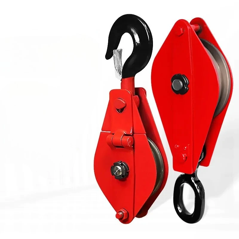 0.5-3T Heavy Lifting Tackle Pulley Fixed Pulley Open Single Wheel Movable Snatch Block Pulley Hook Lifting Bearing
0.5-3T Heavy Lifting Tackle Pulley Fixed Pulley Open Single Wheel Movable Snatch Block Pulley Hook Lifting Bearing